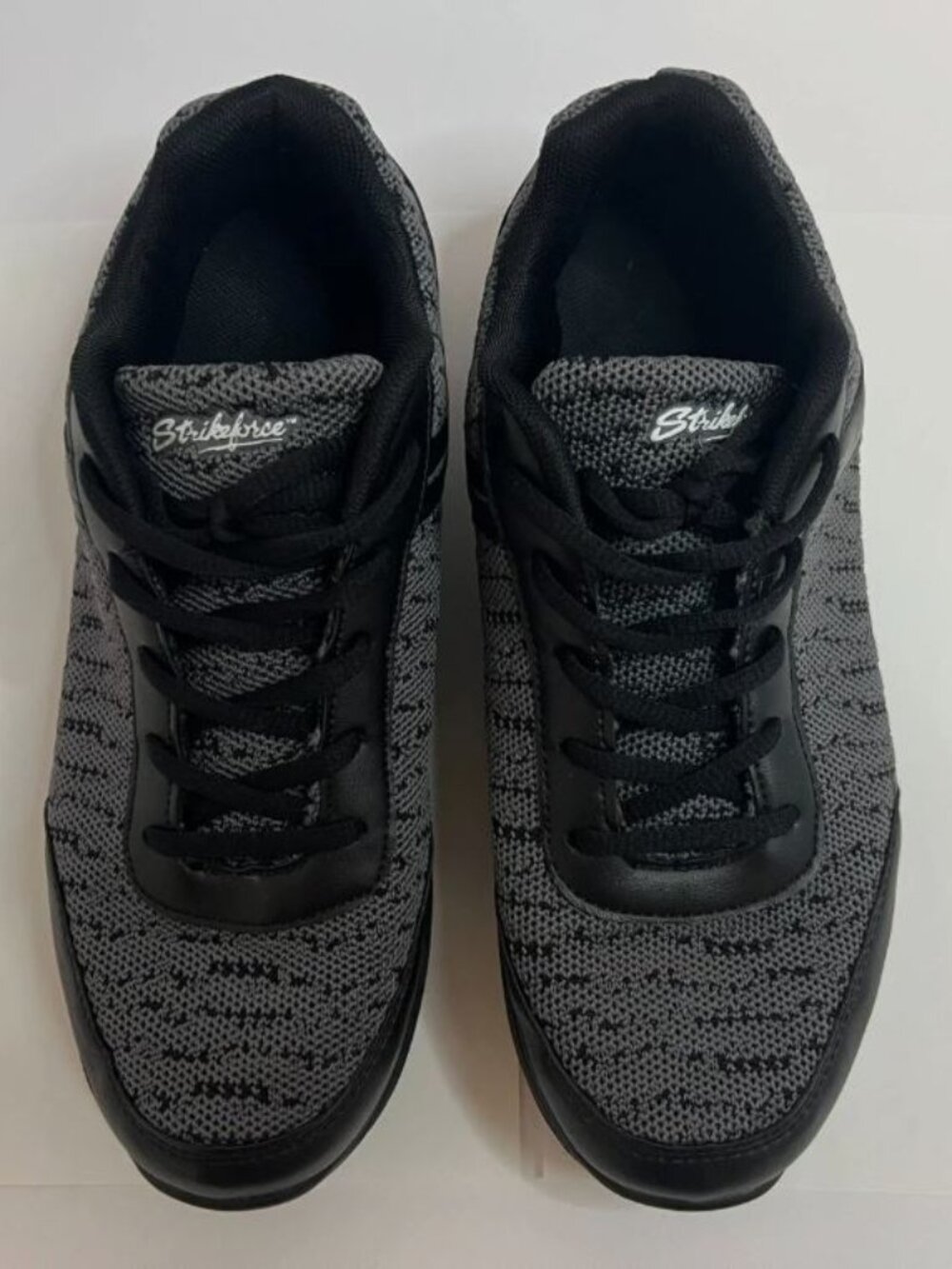 KR Strikeforce Flyer Mens Bowling Shoes Mesh Black Steel Size 8
